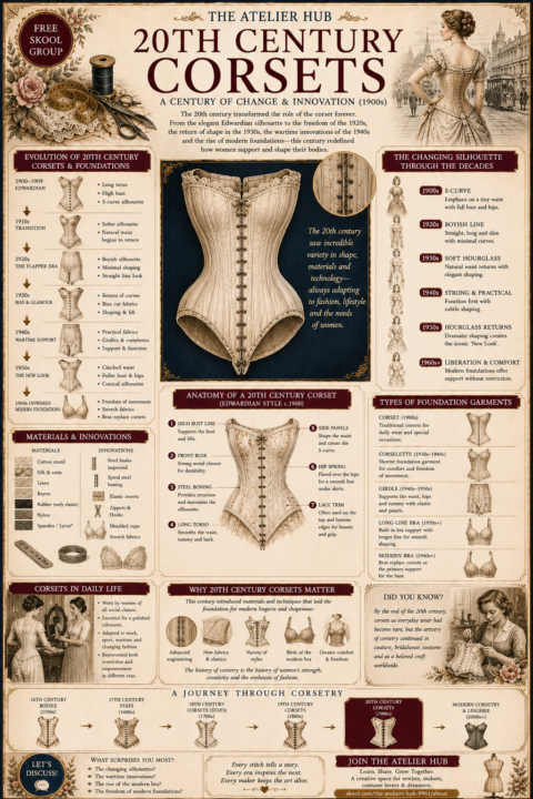 20th Century Corsets – A Century of Reinvention 🪡