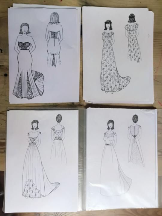 Do you design before sewing?
