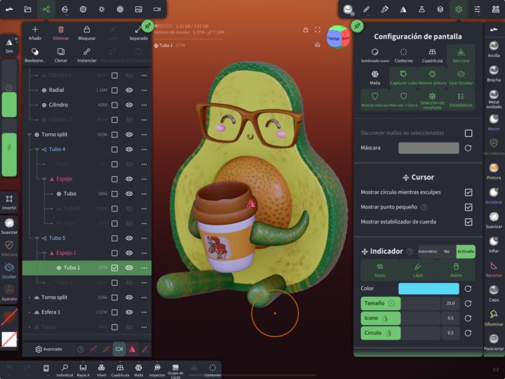 Pronto tendremos todos los tiktok live usando nomad sculpt :) 