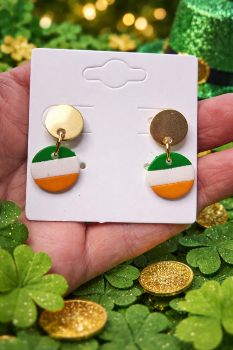 St patricks day earrings 