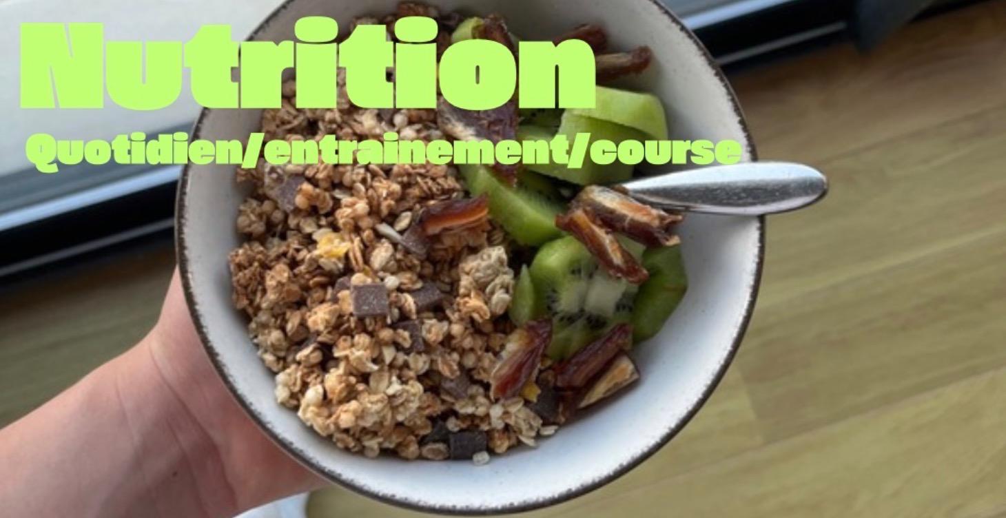 Nutrion en course à pied