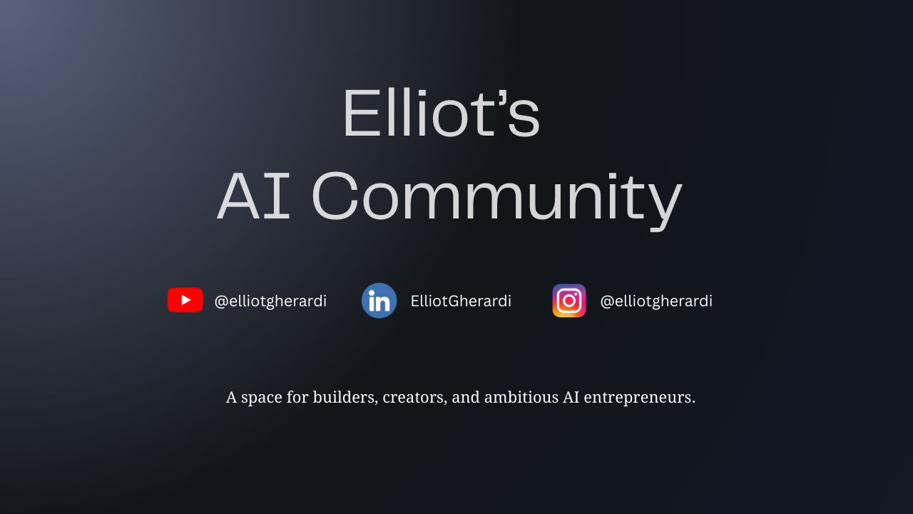 Elliot's AI Community