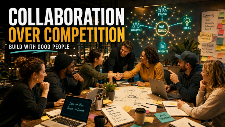 "Collaboration over Competition = Every Time" Is My New Favorite Saying!!
