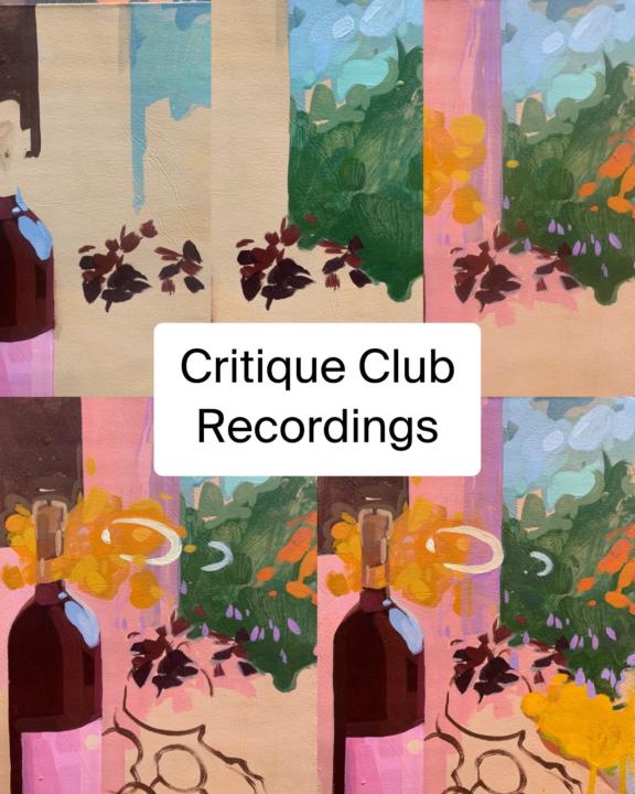 Critique Club Meeting Recording 12/20/25 Uploaded
