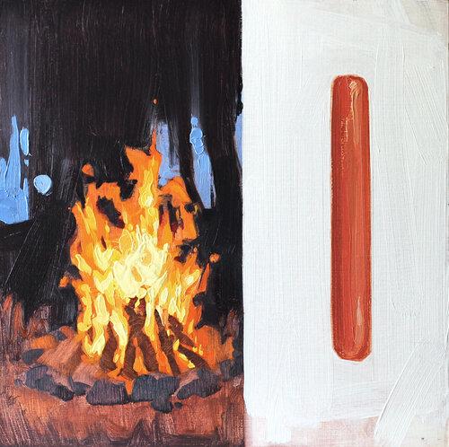 May's Monthly Painting Challenge: Fire