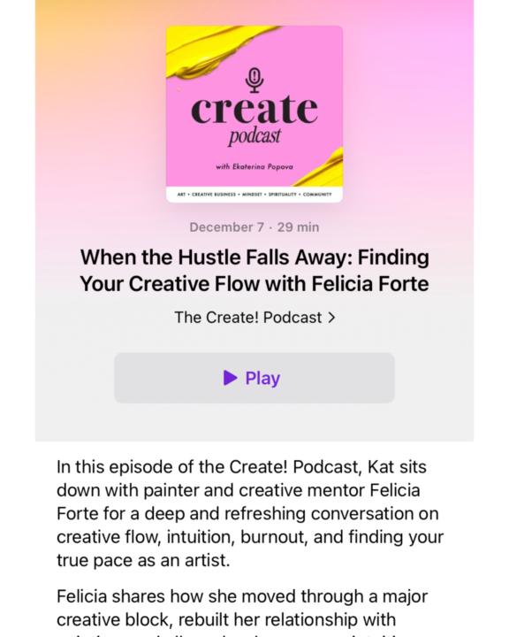 Podcast interview out! 