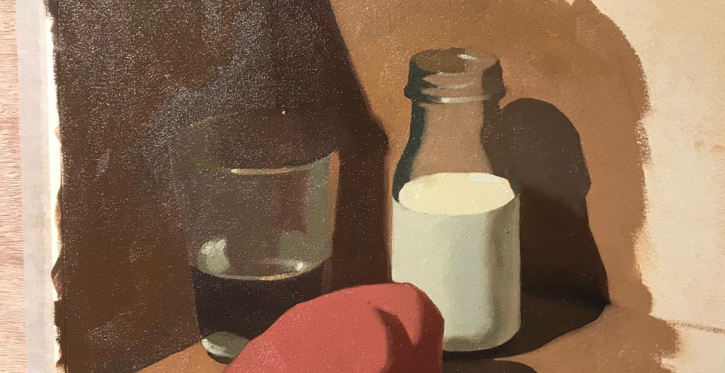 Still Life Painting (Lesson 4) - Milk and Water