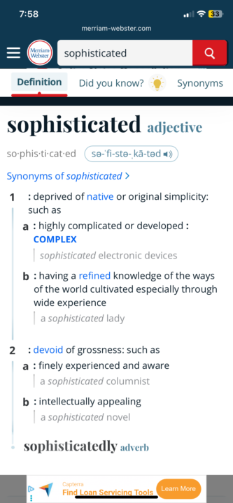 What is Sophisticated Painting??