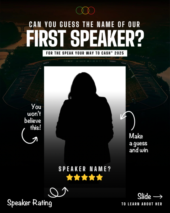 Y’all ready to guess the first speaker?! 👀👀