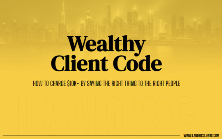 [AHA MOMENTS] Session 3: The Wealthy Client Code