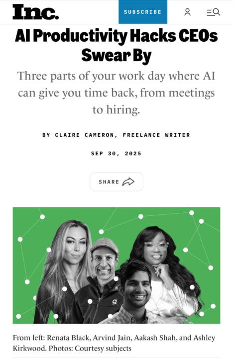 Speak Your Way To Cash® was featured for leveraging ai! 