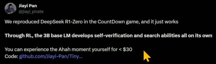 Berkeley Researchers Replicate OpenAI's O1 Model and DeepSeekR1 for Just $30! 🚀