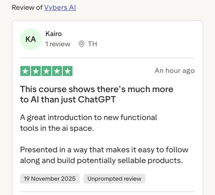 ⭐️⭐️⭐️⭐️⭐️ Vybers AI Review 🚀