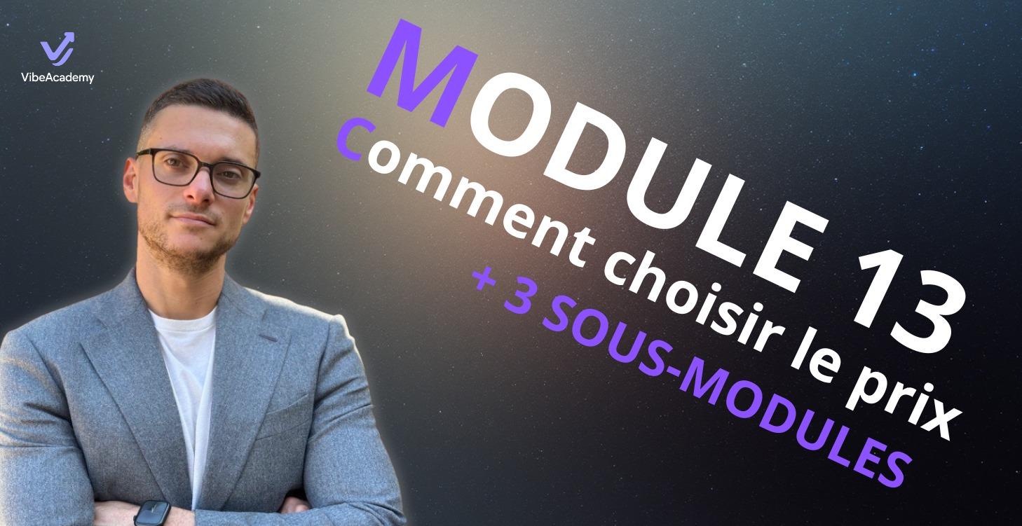 Module 13 : Comment choisir le prix ?