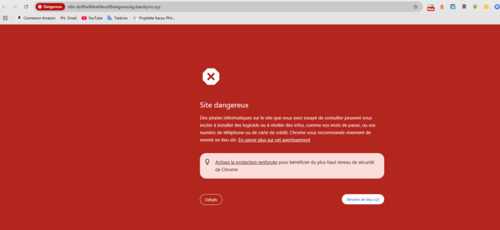 Probleme de domaine avec coolify self host