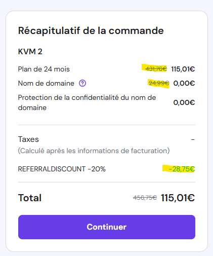 🔥Profite de 20% de réduction sur un VPS Hostinger