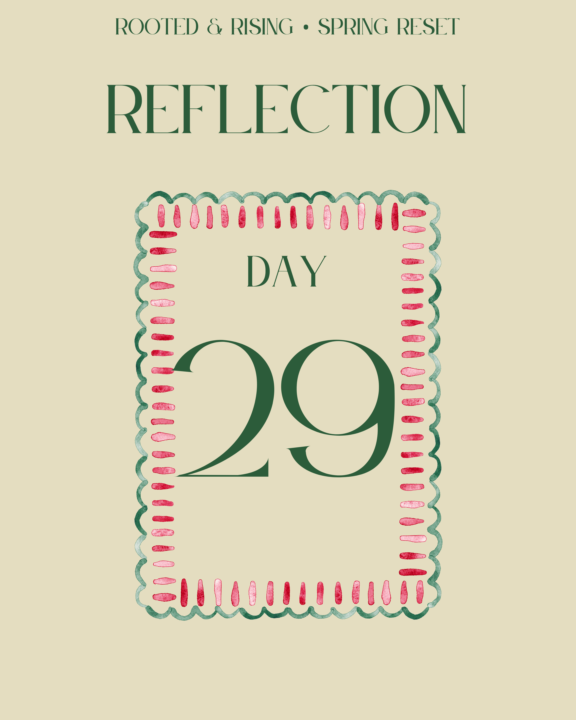 Day 29- REFLECTION ✨