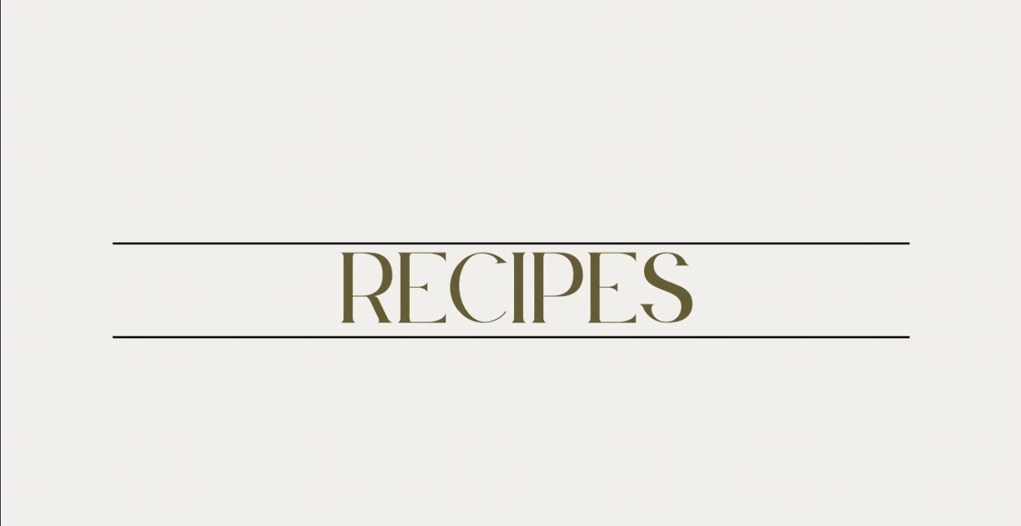 Recipes