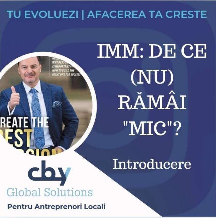 IMM: De ce (NU) rămâi "mic"?
