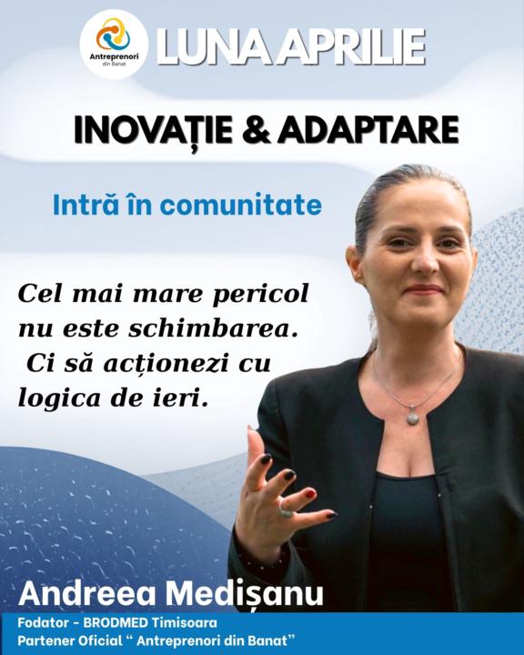 🔵 Logica de ieri nu mai funcționează azi - Andreea Medișanu