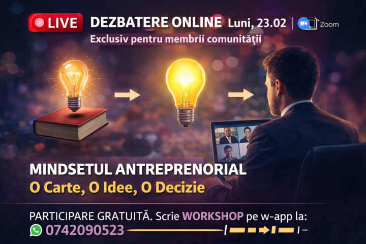 Dezbatere ONLINE – Luni, 23.02 | ora 19:00 | Zoom