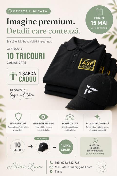 🎯 Oferta zilei: Atelier Luan – Imagine premium pentru echipa ta