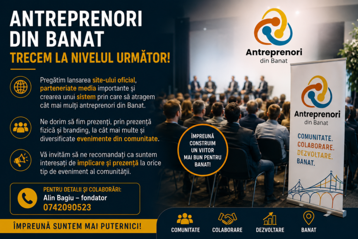 🚀 Antreprenori din Banat trece la nivelul următor!