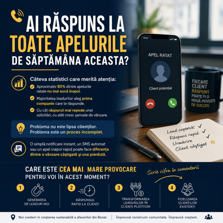 📞 Ai raspuns la toate apelurile de saptamana aceasta?
