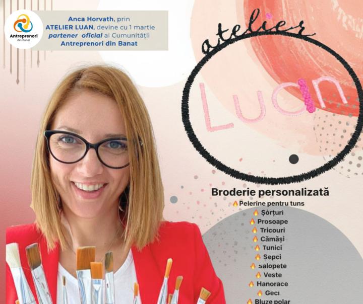 🤝 Atelier Luan devine Susținător Oficial al comunității „Antreprenori din Banat”