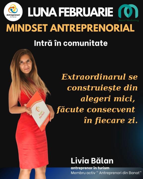 "Alegerile mici construiesc rezultate mari" - Livia Bălan