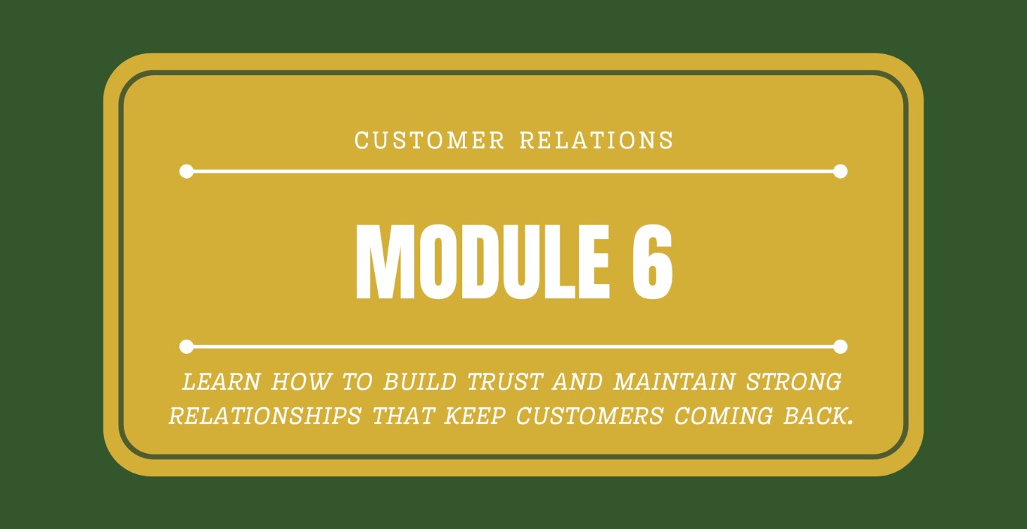 🧠 Module 6: Trust, Scams & Customer Relations