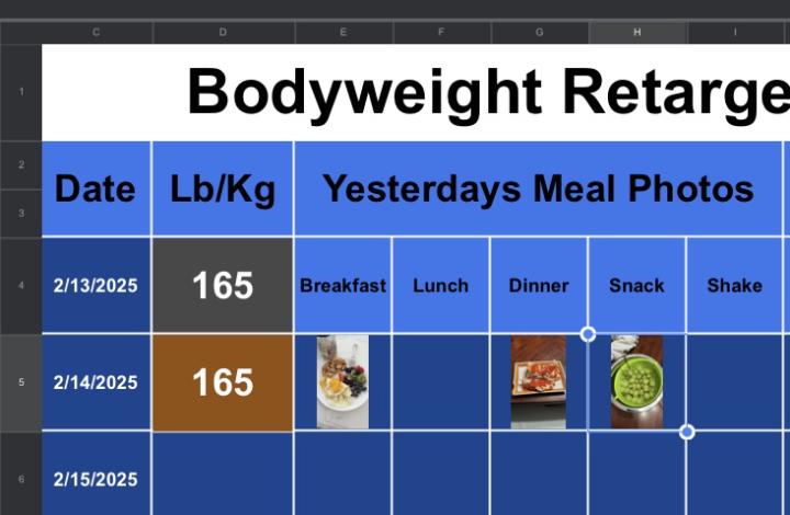 Nutrition tracker