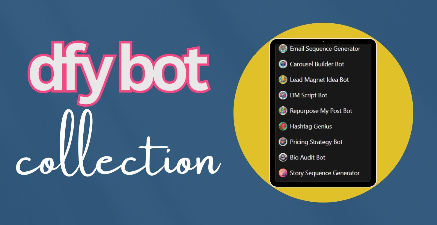 DFY Bot Collection - 16 Specialized Bots