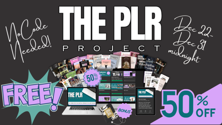 🎉 END-OF-YEAR BLOWOUT: THE PLR PROJECT — 50% OFF 🎉