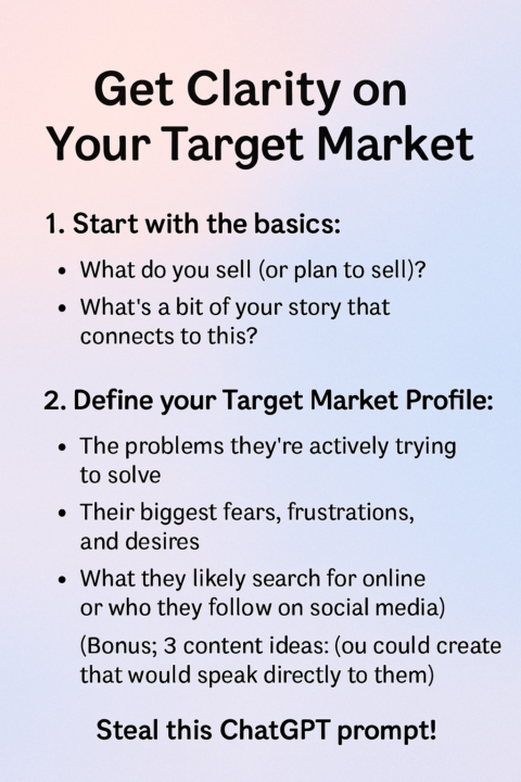 Steal this Free Prompt to Get Clear On Your Audience