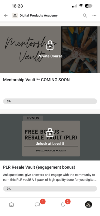 FREE PLR Resale Vault (engagement bonus)