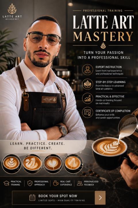 Moayad art Latte باريستا