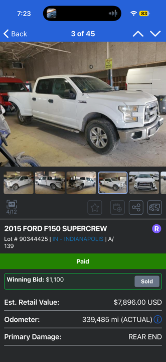 Picked up this ford for parts only