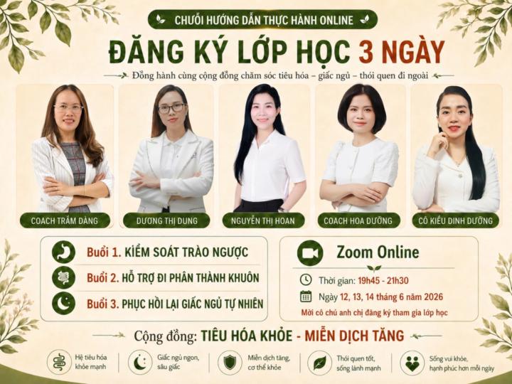 THÔNG BÁO CHƯƠNG TRÌNH LỚP HỌC MIỄN PHÍ