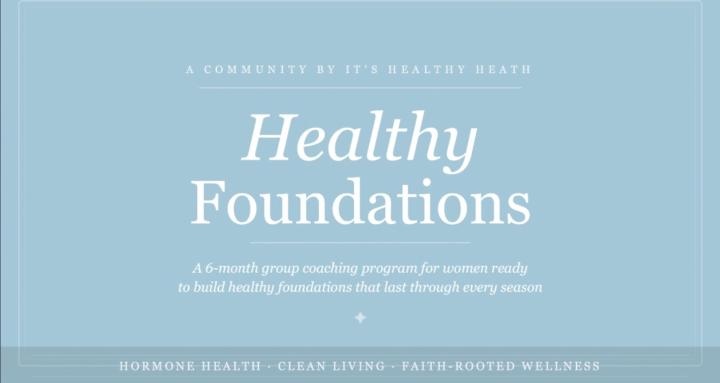 Healthy Foundations