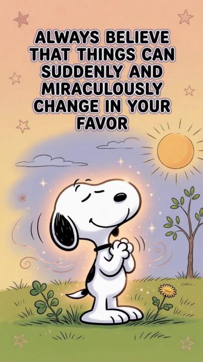☀️ Believe Things Can Change in Your Favor