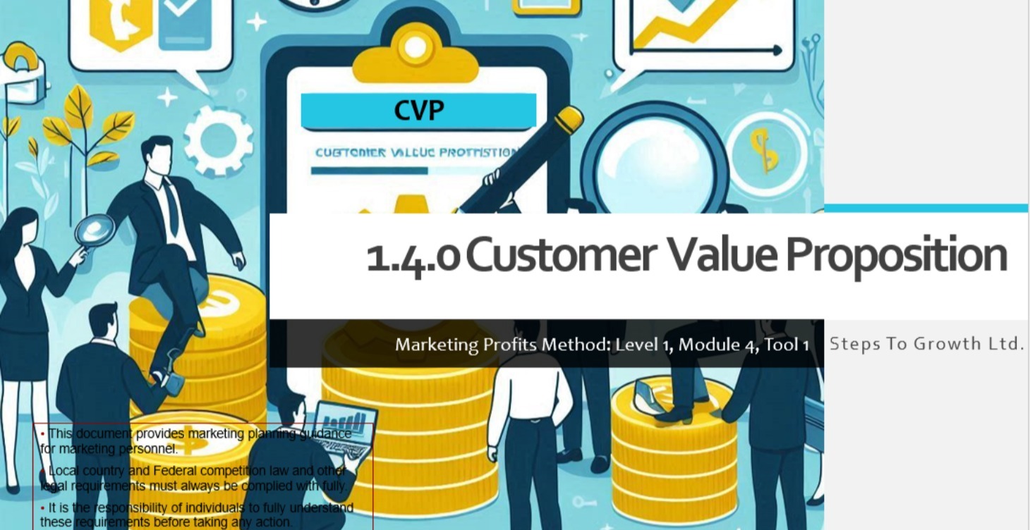 1.4.0 Create Offers - Customer Value Propositions