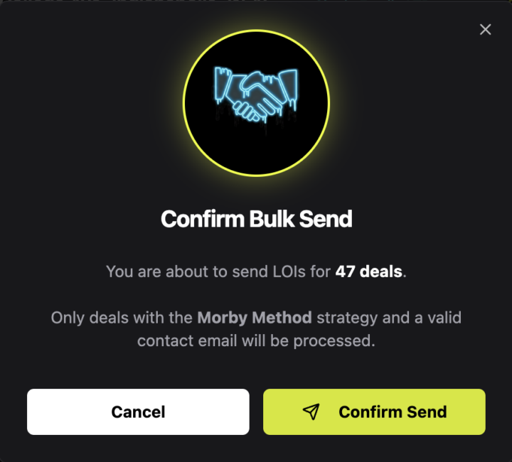 Send LOIs out at Scale