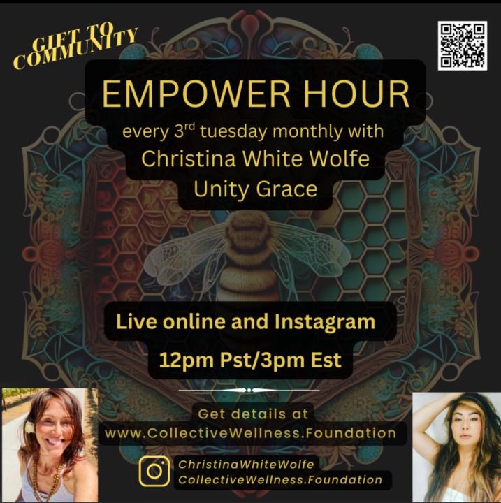 Empower Hour Talk- TOPIC- Allowance- Allowing Love and Abundance to flow through and observing the shadows that stop it