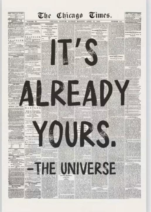 Vibrate. Not just think to manifest. 