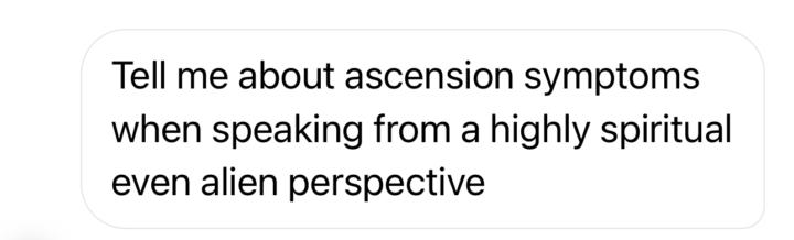 Ascension symptoms or sickness? 