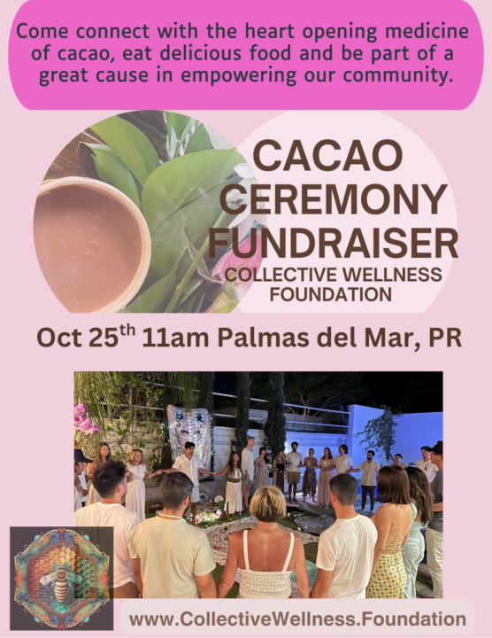 Cacao Ceremony Fundraiser in Puerto Rico 