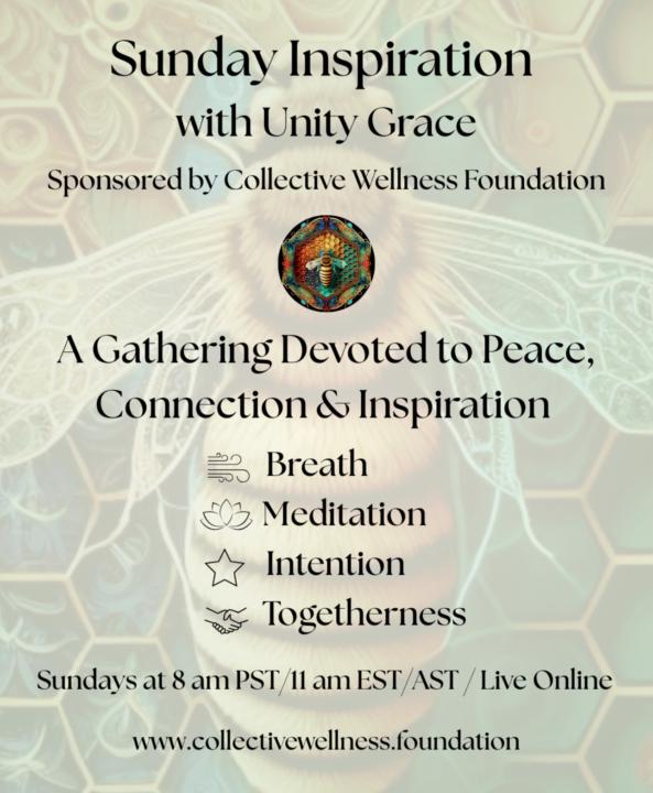Tomorrow! Our first weekly mediation with Unity 