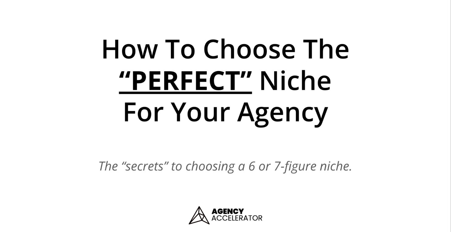 How To Pick The "PERFECT" Niche