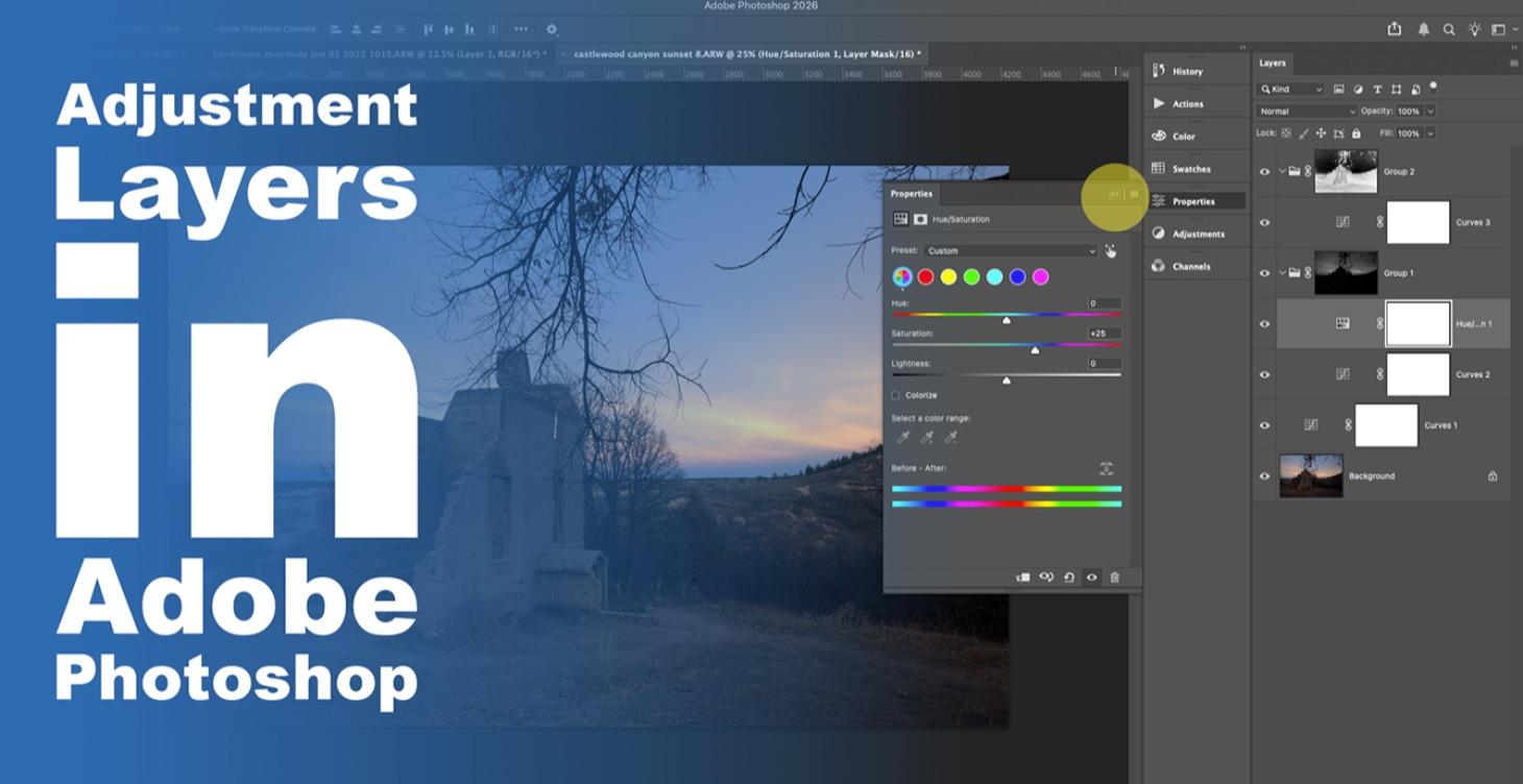 Adjustment Layers in PS